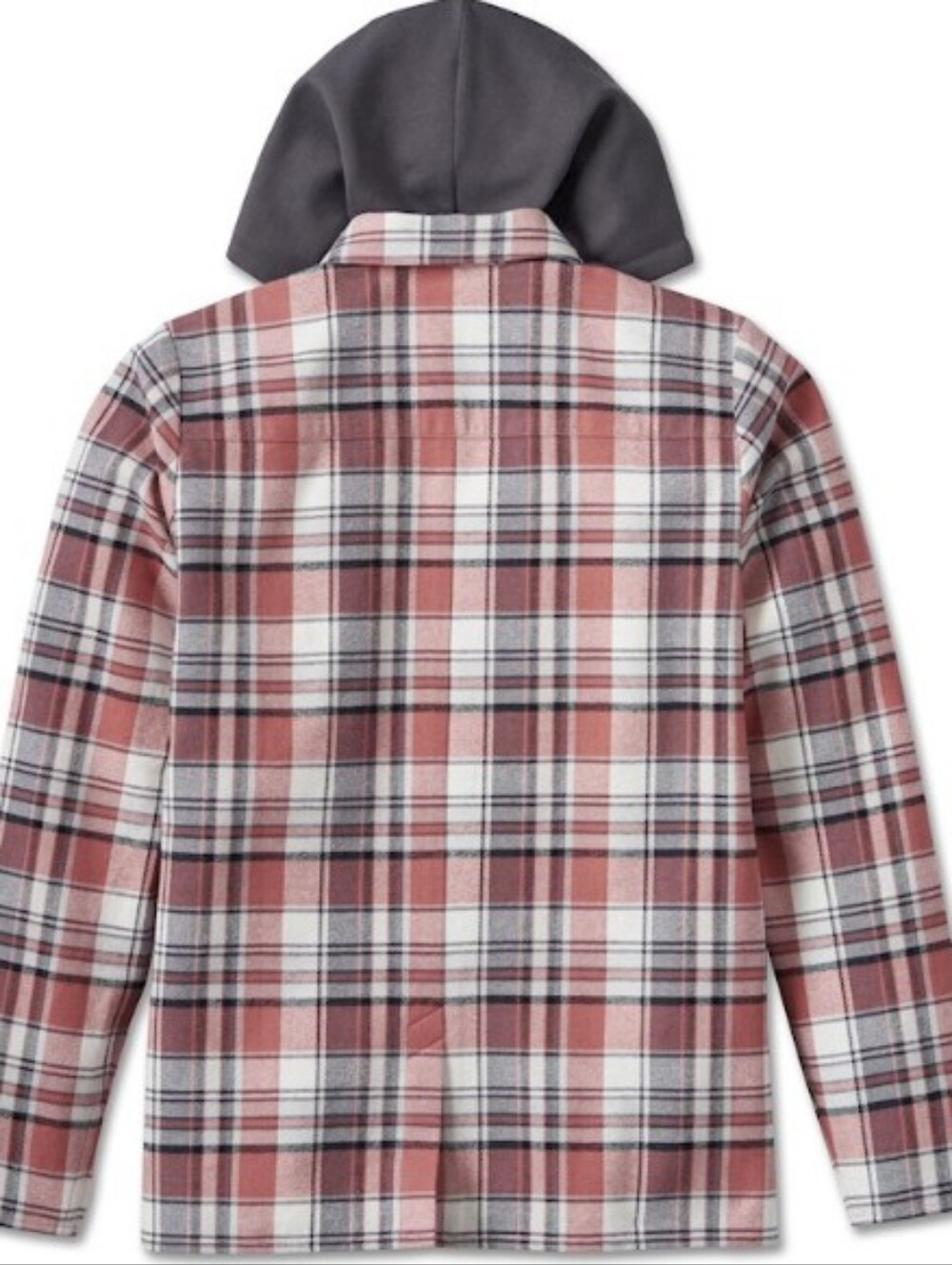 Harley-Davidson Rose Pink Plaid Hooded Utility Jacket - Picture 4 of 13